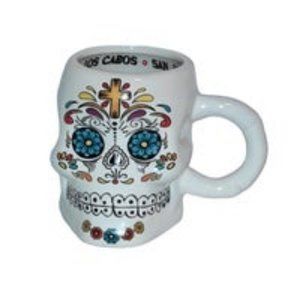 Skull Dia De Los Muertos Coffee Mug Cup